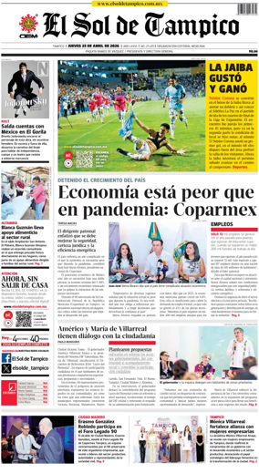 Cover of El Sol de Tampico