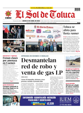 Cover of El Sol de Toluca