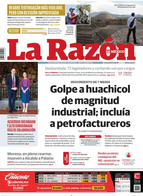 Cover of La Razon de Mexico