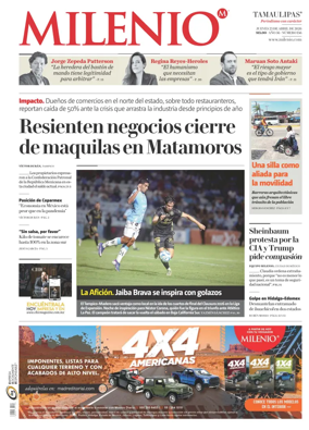 Cover of Milenio Tamaulipas