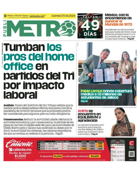 Cover of Publimetro Guadalajara