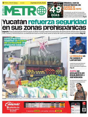 Cover of Publimetro Merida