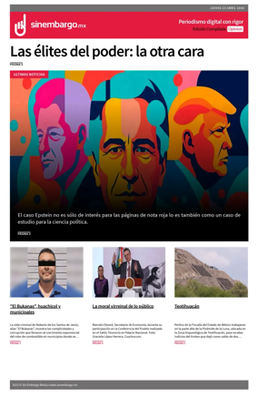 Cover of Sin Embargo Opinion