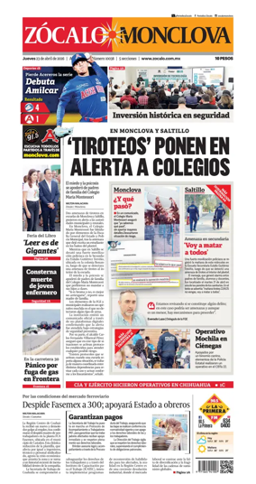 Cover of Zocalo Monclova