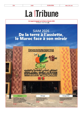 Cover of La Nouvelle Tribune