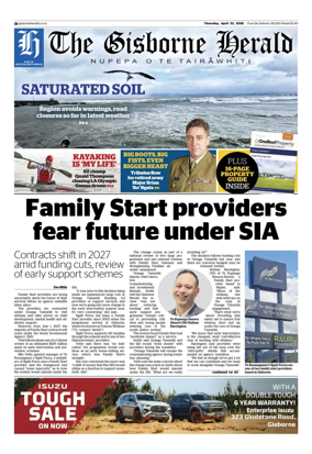 Cover of The Gisborne Herald