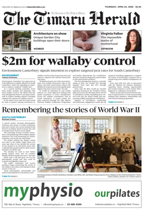 Cover of The Timaru Herald