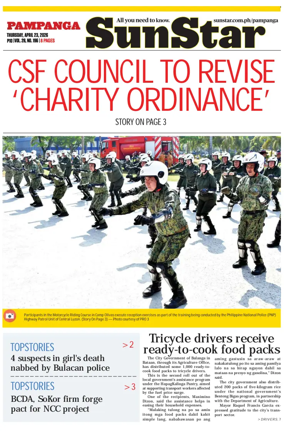 Cover of Sun.Star Pampanga