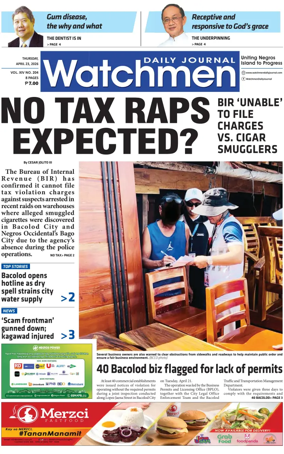 Cover of Watchmen Daily Journal