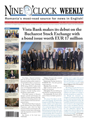 Cover of Nine o clock Weekly (Romania)