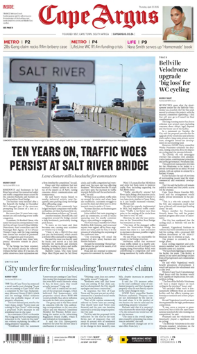 Cover of Cape Argus (PM Edition)