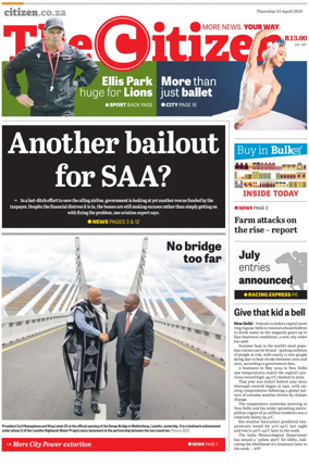 Cover of The Citizen (Gauteng)