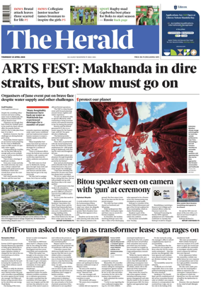 Cover of The Herald (South Africa)