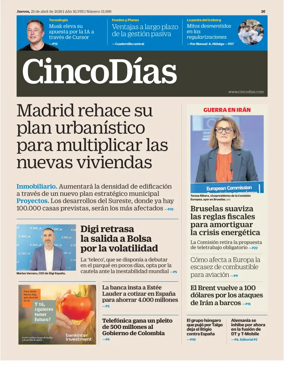 Cover of Cinco Dias