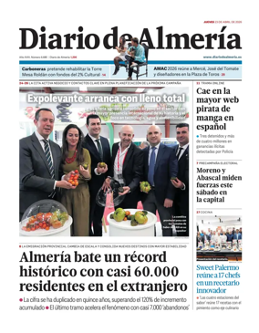 Cover of Diario de Almeria