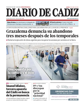 Cover of Diario de Cadiz