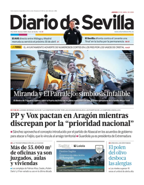 Cover of Diario de Sevilla