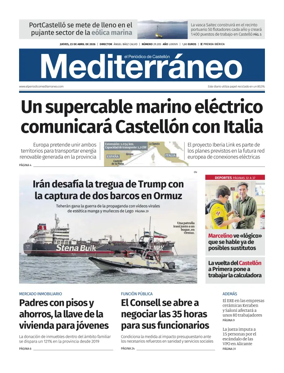Cover of El Periodico Mediterraneo