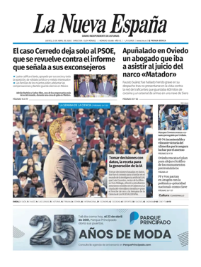 Cover of La Nueva Espana (Oviedo)