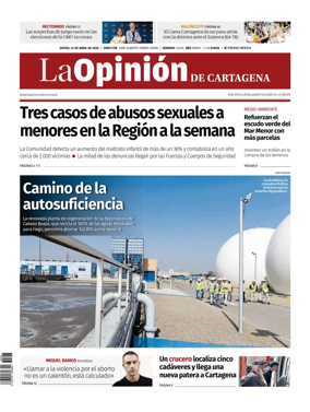Cover of La Opinion de Murcia (Cartagena)