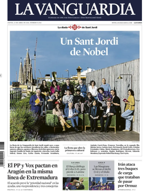 Cover of La Vanguardia (1st Edition)
