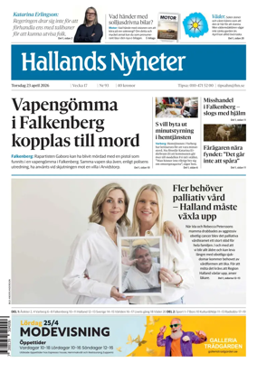 Cover of Hallands Nyheter