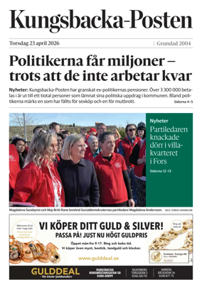 Cover of Kungsbacka-Posten