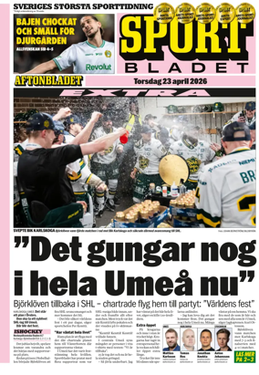 Cover of Sportbladet