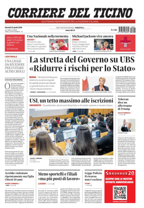 Cover of Corriere del Ticino