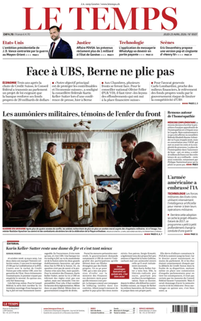 Cover of Le Temps