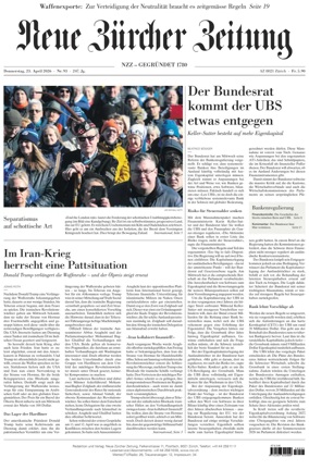 Cover of Neue Zurcher Zeitung