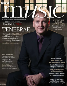 Cover of BBC Music Magazine