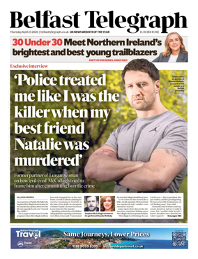 Cover of Belfast Telegraph