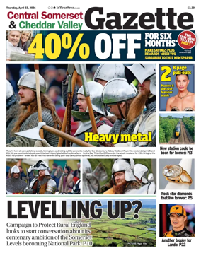 Cover of Central Somerset & Cheddar Valley Gazette