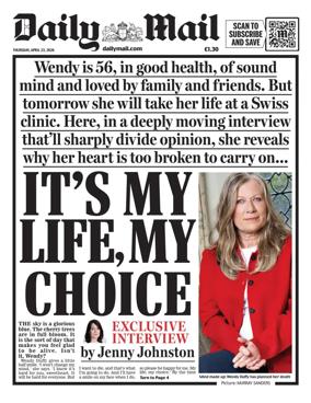 Cover of Daily Mail
