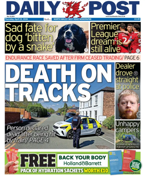 Cover of Daily Post (North Wales)