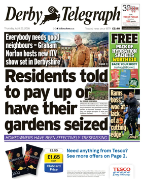 Cover of Derby Telegraph