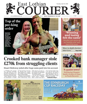 Cover of East Lothian Courier
