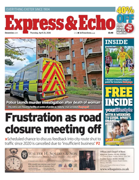 Cover of Express & Echo (City & East Devon Edition)