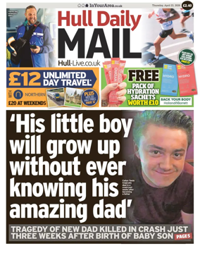 Cover of Hull Daily Mail