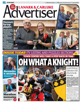 Cover of Lanark & Carluke Advertiser