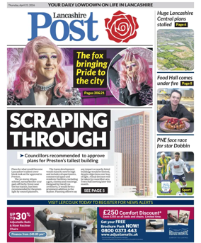 Cover of Lancashire Evening Post