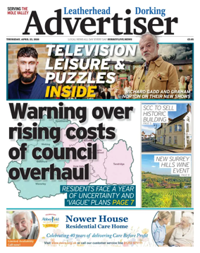 Cover of Leatherhead & Dorking Advertiser