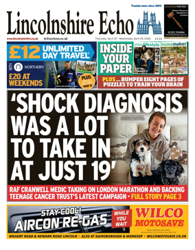 Cover of Lincolnshire Echo