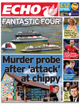 Cover of Liverpool Echo