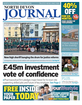 Cover of North Devon Journal