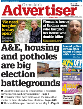 Cover of Ormskirk Advertiser