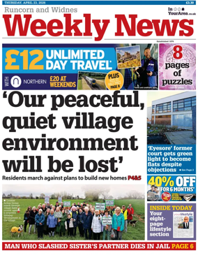 Cover of Runcorn & Widnes Weekly News