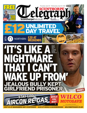 Cover of Scunthorpe Telegraph