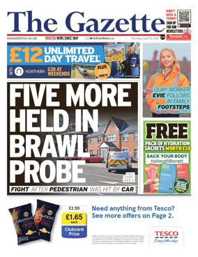 Cover of Teesside Evening Gazette